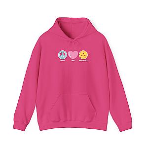 Peace Love Pickleball Pastel Unisex Hoodie