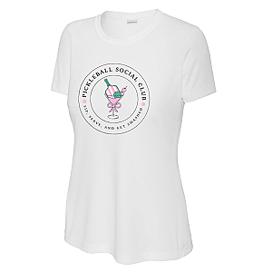 Pickleball Social Club - Sip, Serve & Get Smashed Women's Performance Tee