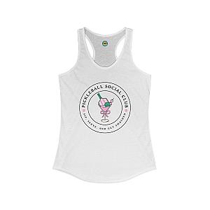 Pickleball Social Club - Sip, Serve & Get Smashed Women's Racerback Tank