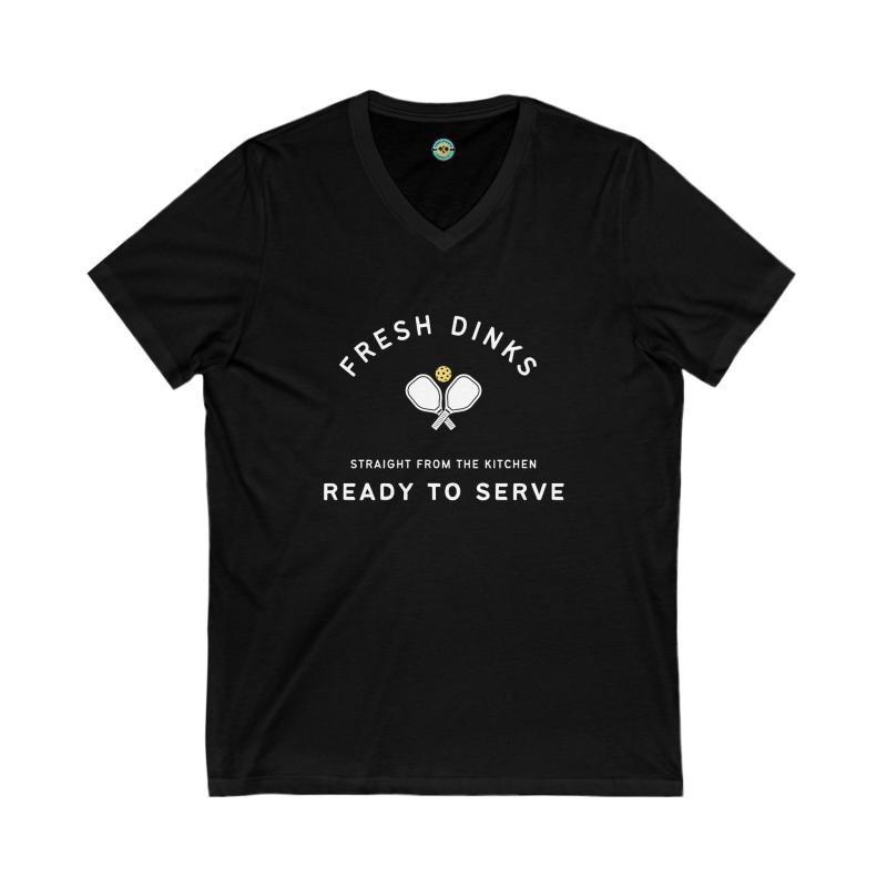 Fresh Dinks Unisex V-neck Tee