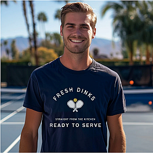 Fresh Dinks Ready To Serve Unisex Pickleball T-shirt