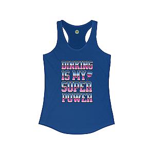 Dinking Is My Super Power Women's Racerback Tank