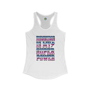 Dinking Is My Super Power Women's Racerback Tank