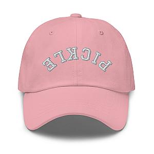 Upside Down Pickle Embroidered Cap - White Letters/Grey Outline