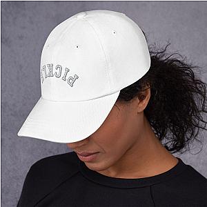 Upside Down Pickle Embroidered Cap - White Letters/Grey Outline
