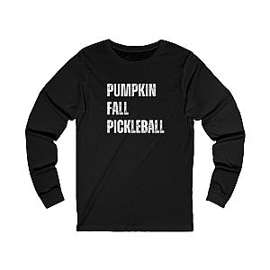 Pumpkin Fall Pickleball Unisex Long Sleeve T-shirt
