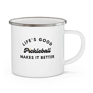 Pickleball Makes It Better Enamel Mug