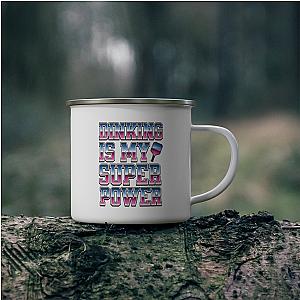 Dinking Is My Super Power Enamel Mug