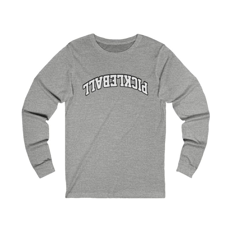 Upside Down Pickleball Unisex Long Sleeve Tee