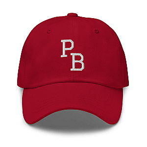 PB Letters Embroidered Pickleball Cap with Paddles on Back