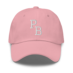 PB Letters Embroidered Pickleball Cap with Paddles on Back