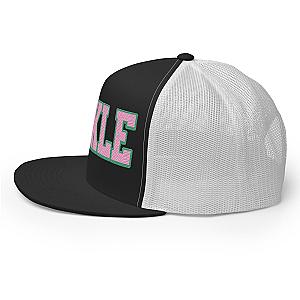PICKLE Embroidered Trucker Hat - Pink & Green