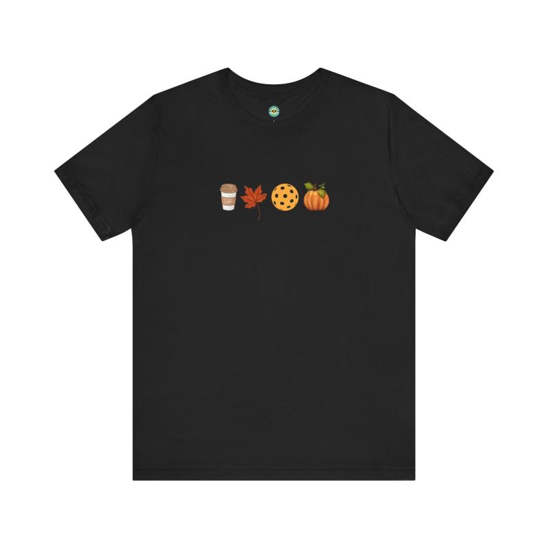Fall Pickleball Symbols Unisex T-shirt