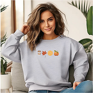 Fall Pickleball Symbols Unisex Sweatshirt