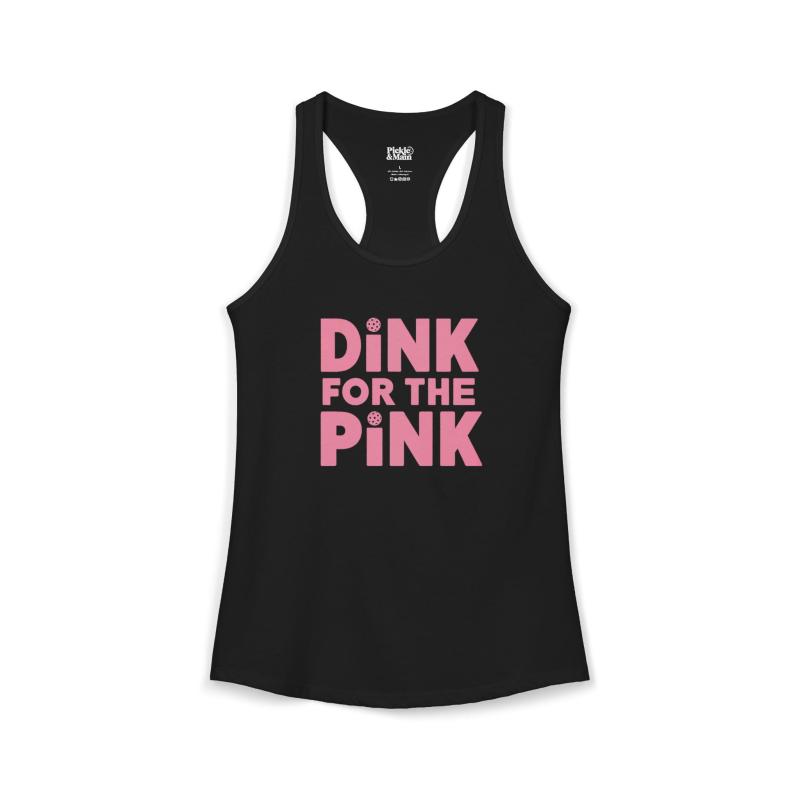 Dink For The Pink Women's Racerback Tank