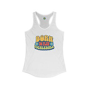 Born To Play Pickleball Women's Racerback Tank