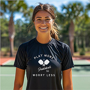 Play More Worry Less Women's Performance Tee