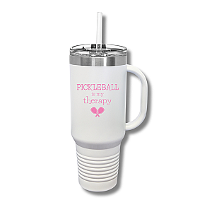 Pickleball Is My Therapy Insulated Tumbler, 40oz