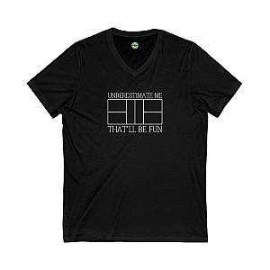Underestimate Me Pickleball Unisex V-neck Tee