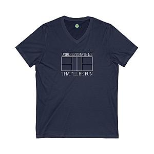 Underestimate Me Pickleball Unisex V-neck Tee