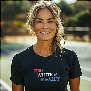 Red White & Rally Women's Performance Tee