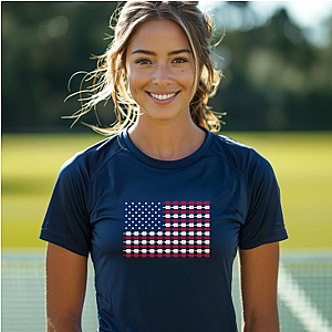 Pickleball Flag Women's Performance Tee