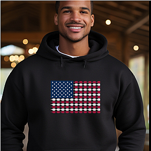 Pickleball Flag Unisex Hoodie