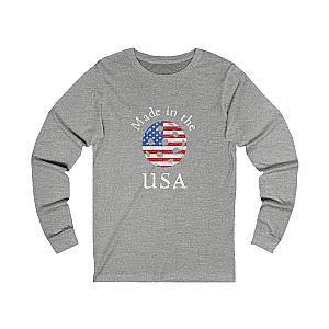 Made in the USA Pickleball Unisex Long Sleeve T-shirt