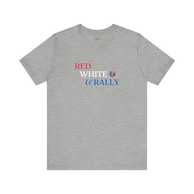 Red White & Rally Pickleball Unisex Tee