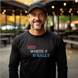 Red White & Rally Pickleball Unisex Long Sleeve T-shirt