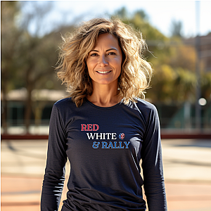 Red White & Rally Pickleball Unisex Long Sleeve T-shirt