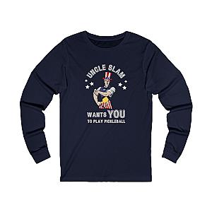 Uncle Slam Wants You to Play Pickleball Unisex Long Sleeve T-shirt