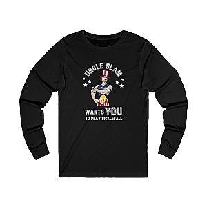 Uncle Slam Wants You to Play Pickleball Unisex Long Sleeve T-shirt