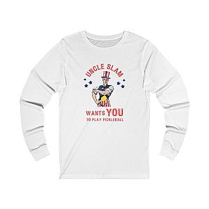 Uncle Slam Wants You to Play Pickleball Unisex Long Sleeve T-shirt