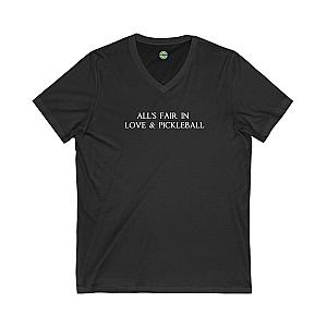 All's Fair in Love & Pickleball Unisex V-neck Tee