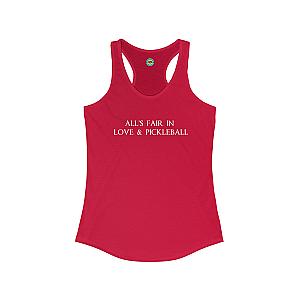 All's Fair in Love & Pickleball Women's Racerback Tank