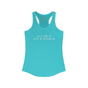 All's Fair in Love & Pickleball Women's Racerback Tank