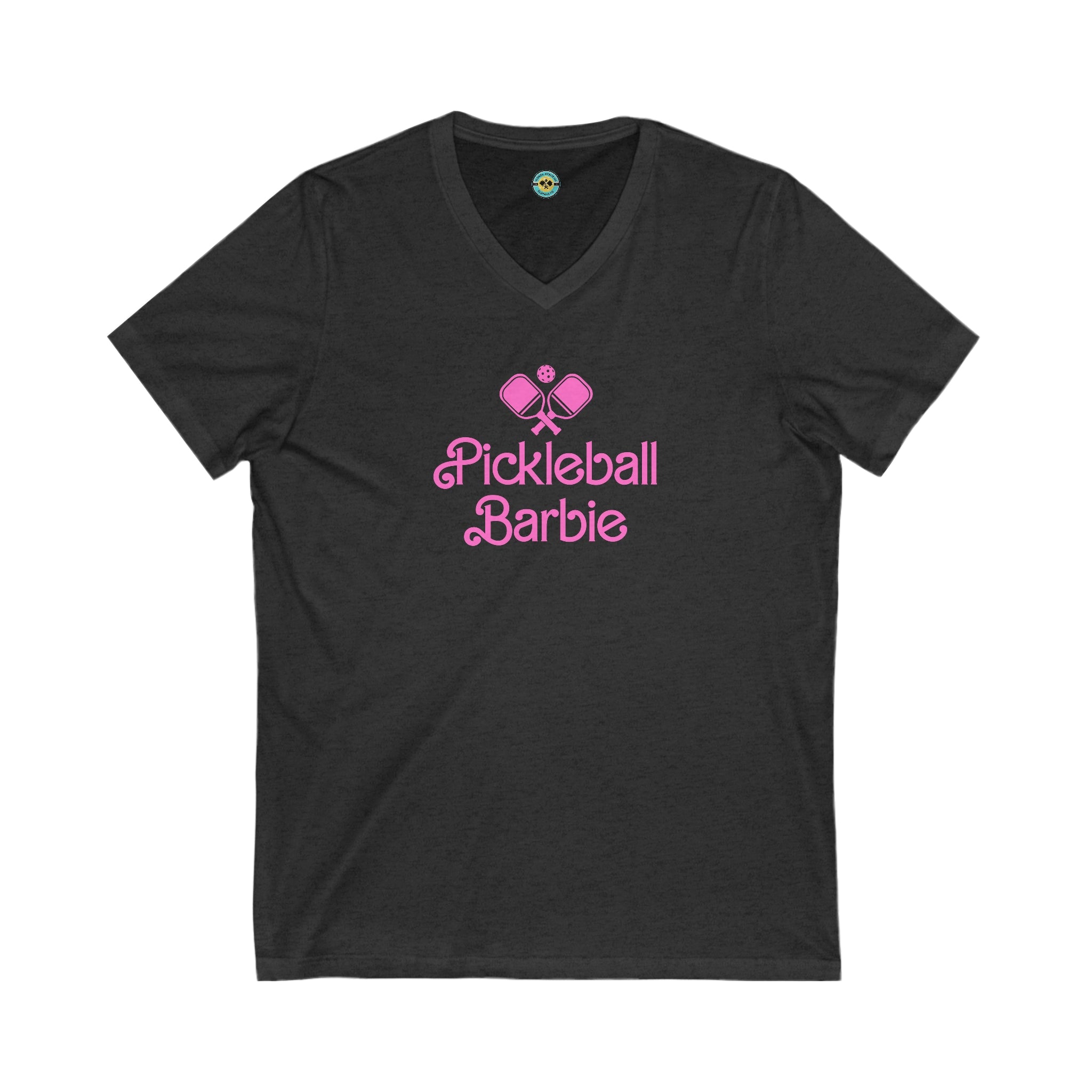 Pickleball Barbie Paddles Unisex V-neck Tee