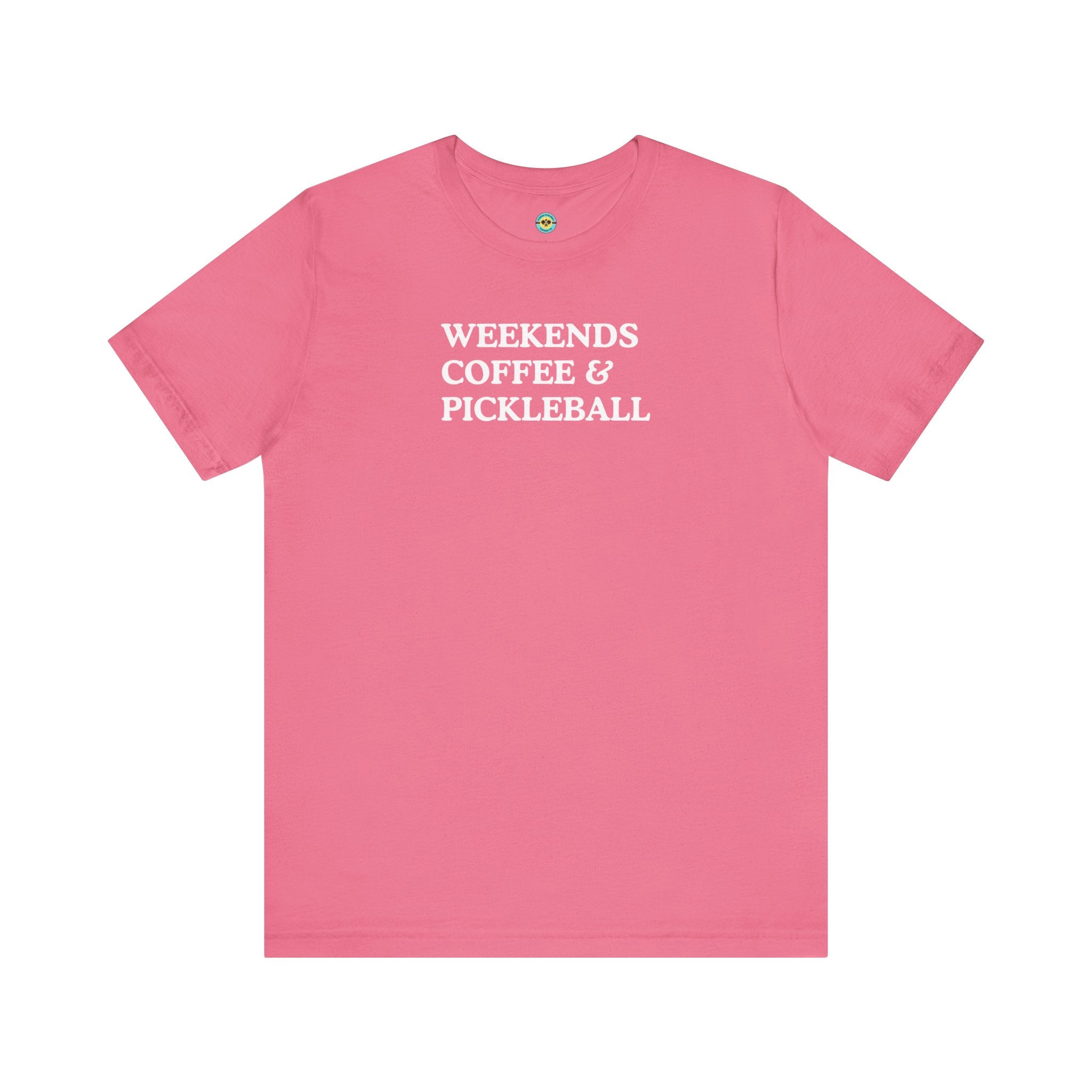 Weekends Coffee & Pickleball Unisex T-shirt