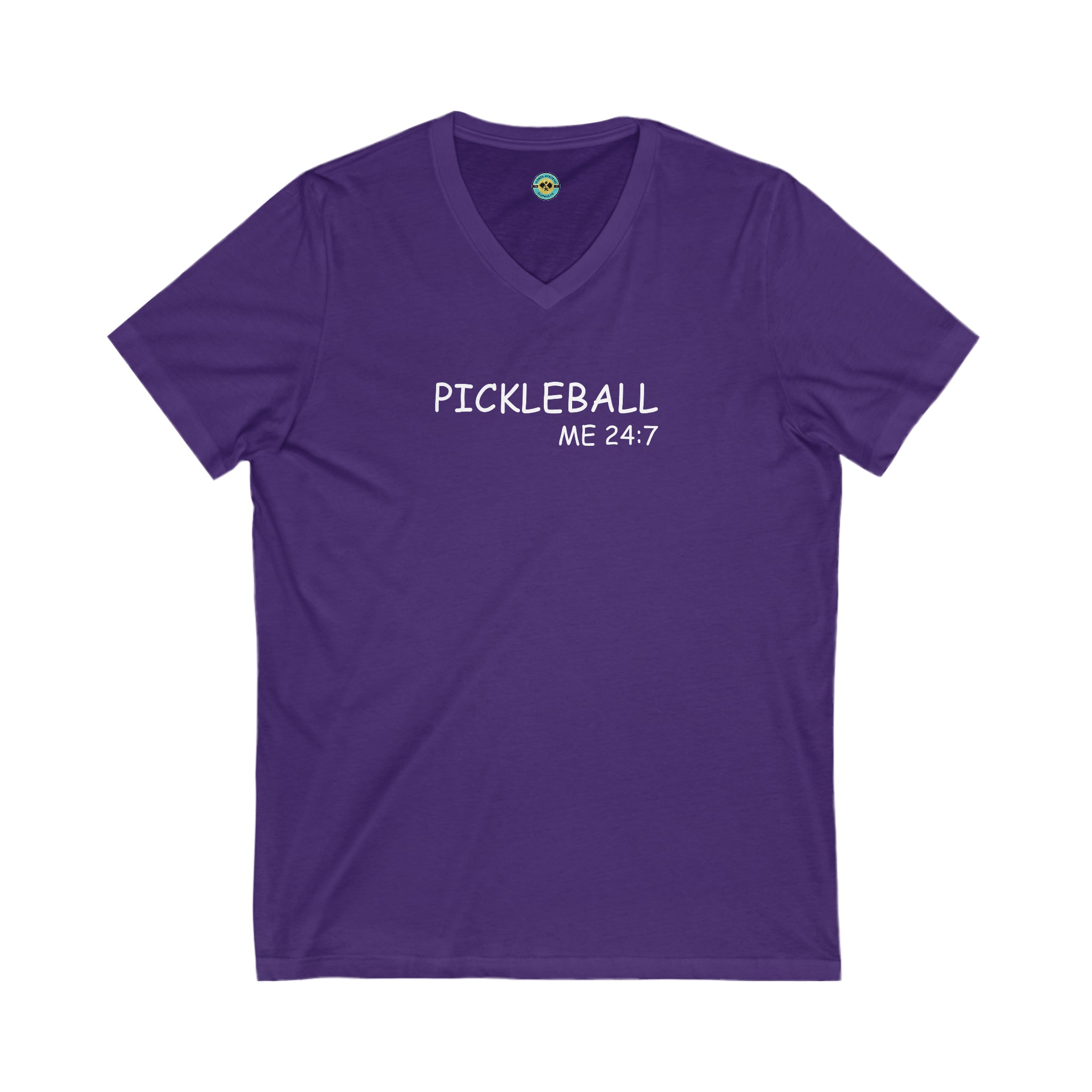 Pickleball Me 24:7 Unisex V-neck Tee