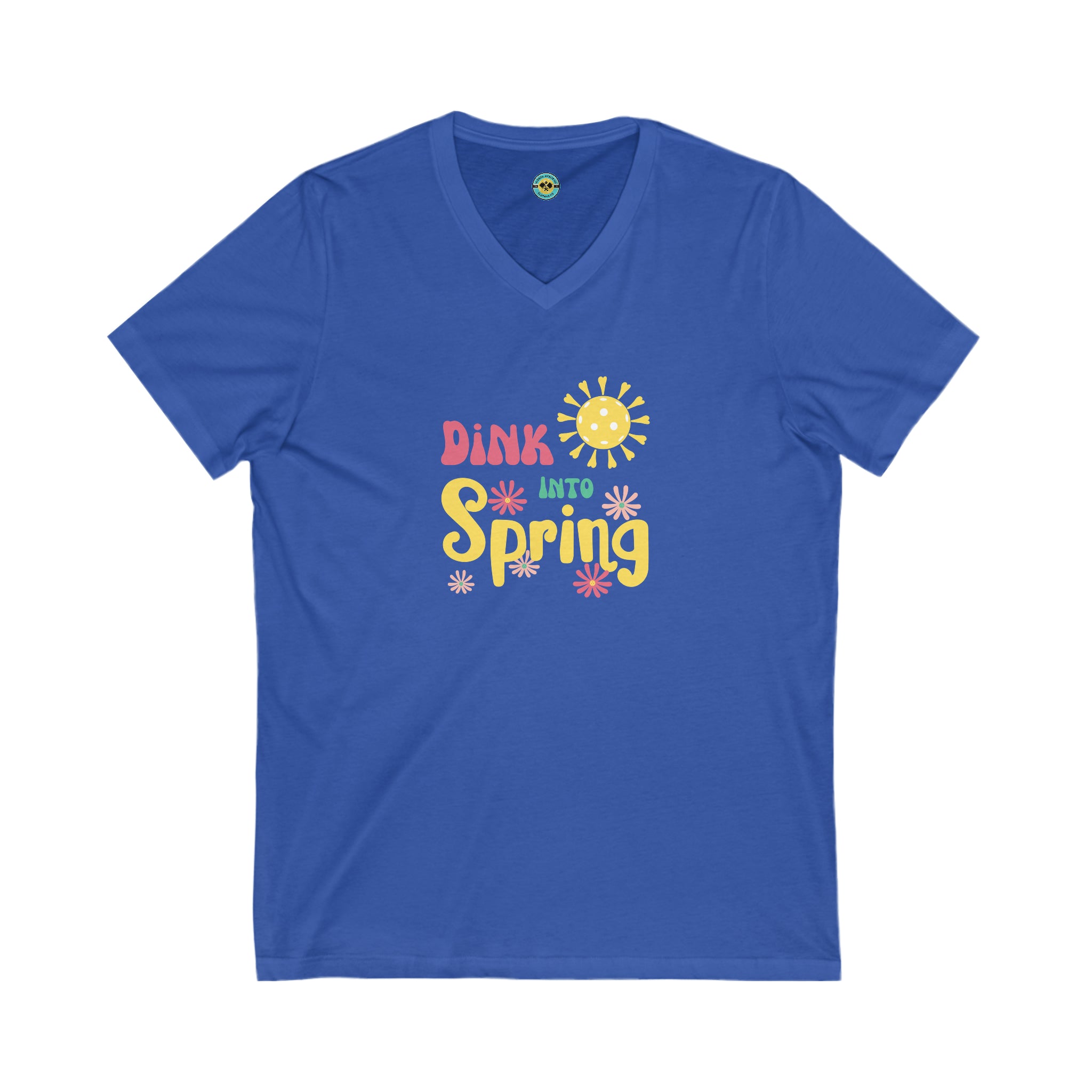 Dink Into Spring Unisex V-neck Tee