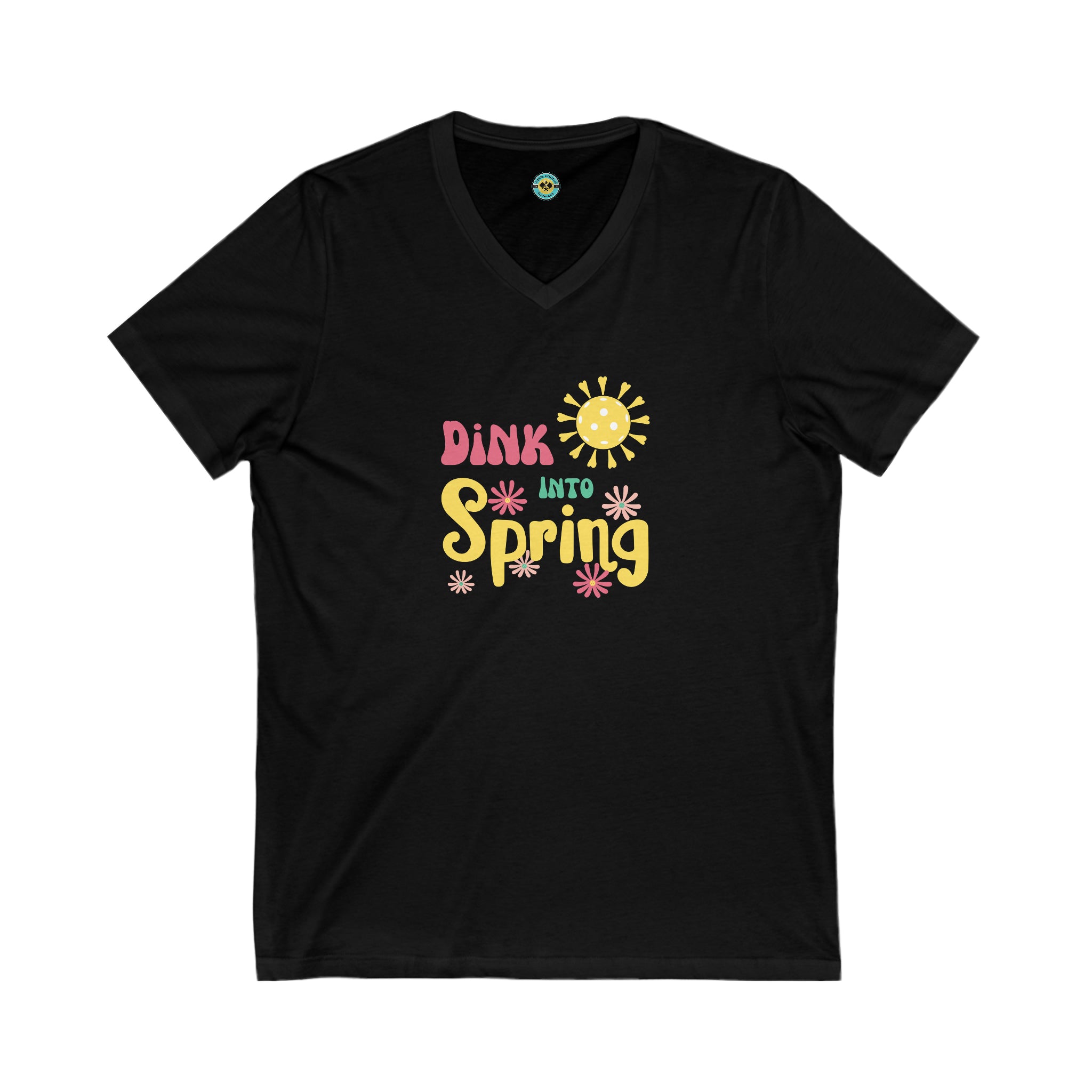 Dink Into Spring Unisex V-neck Tee