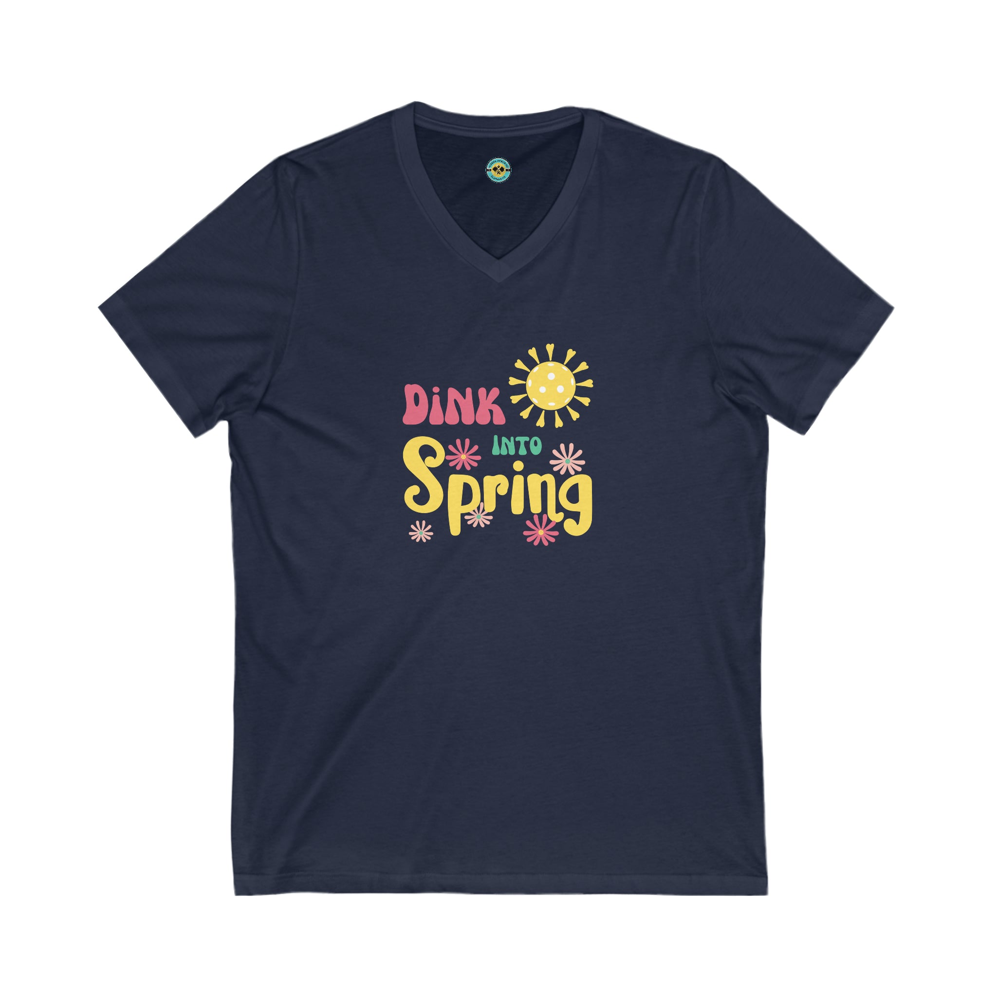 Dink Into Spring Unisex V-neck Tee