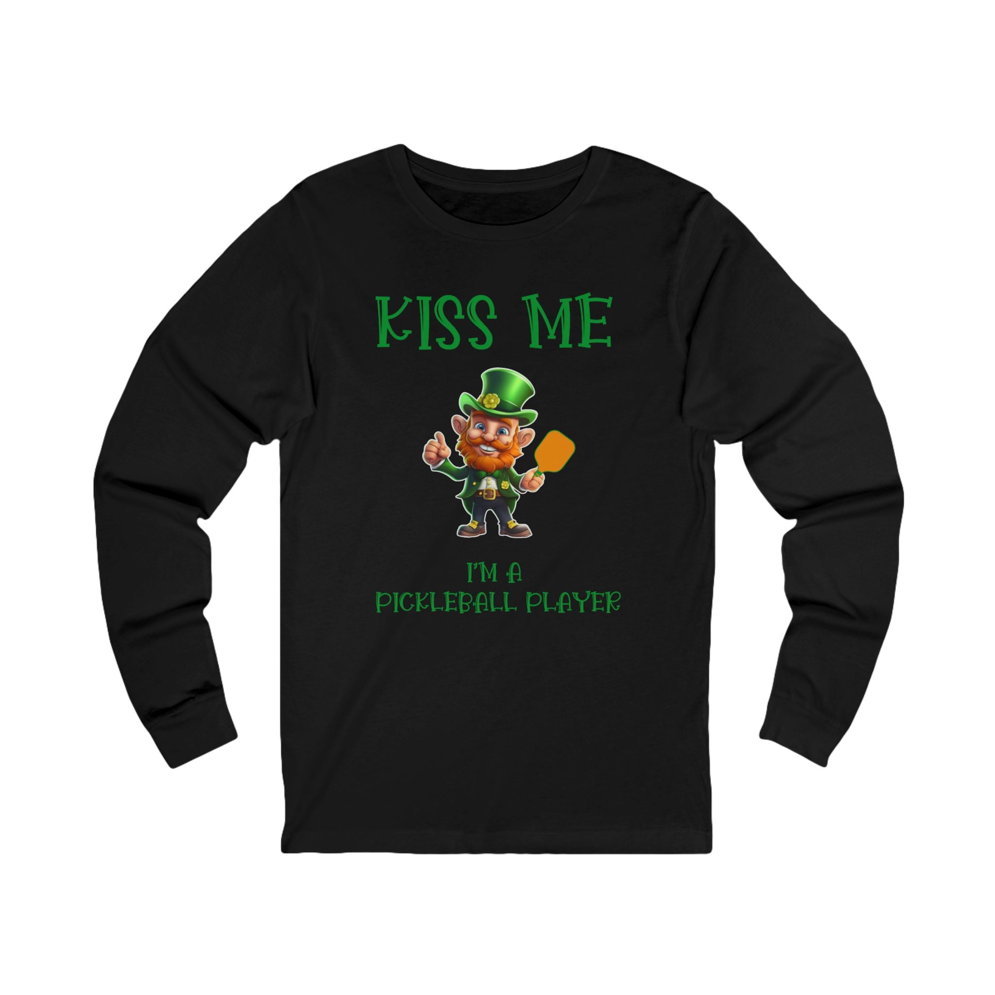 Kiss Me I'm A Pickleball Player Unisex Long Sleeve T-shirt