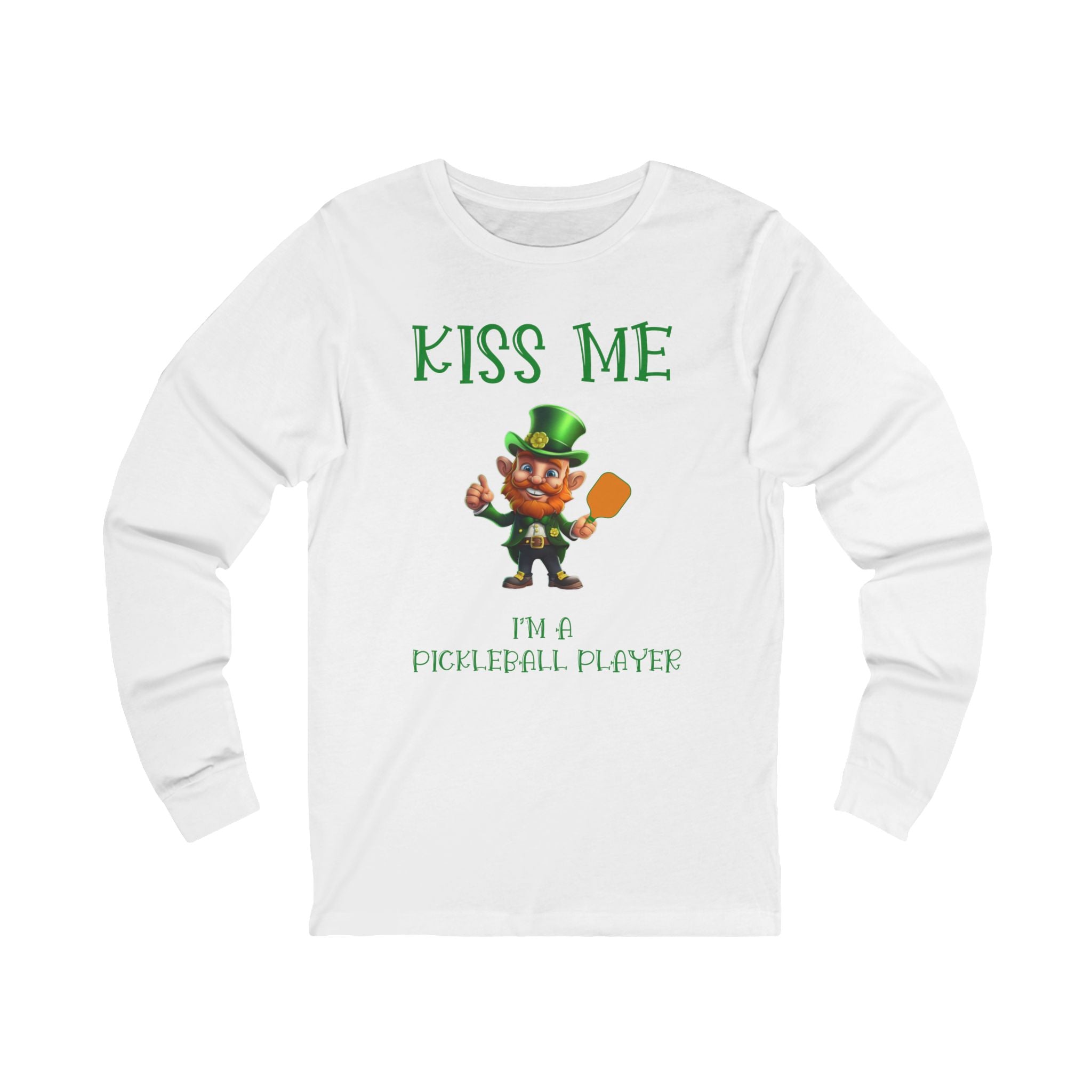 Kiss Me I'm A Pickleball Player Unisex Long Sleeve T-shirt