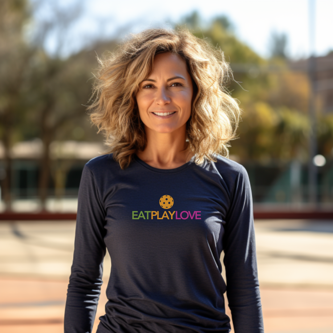 Eat Play Love Pickleball Unisex Long Sleeve T-shirt