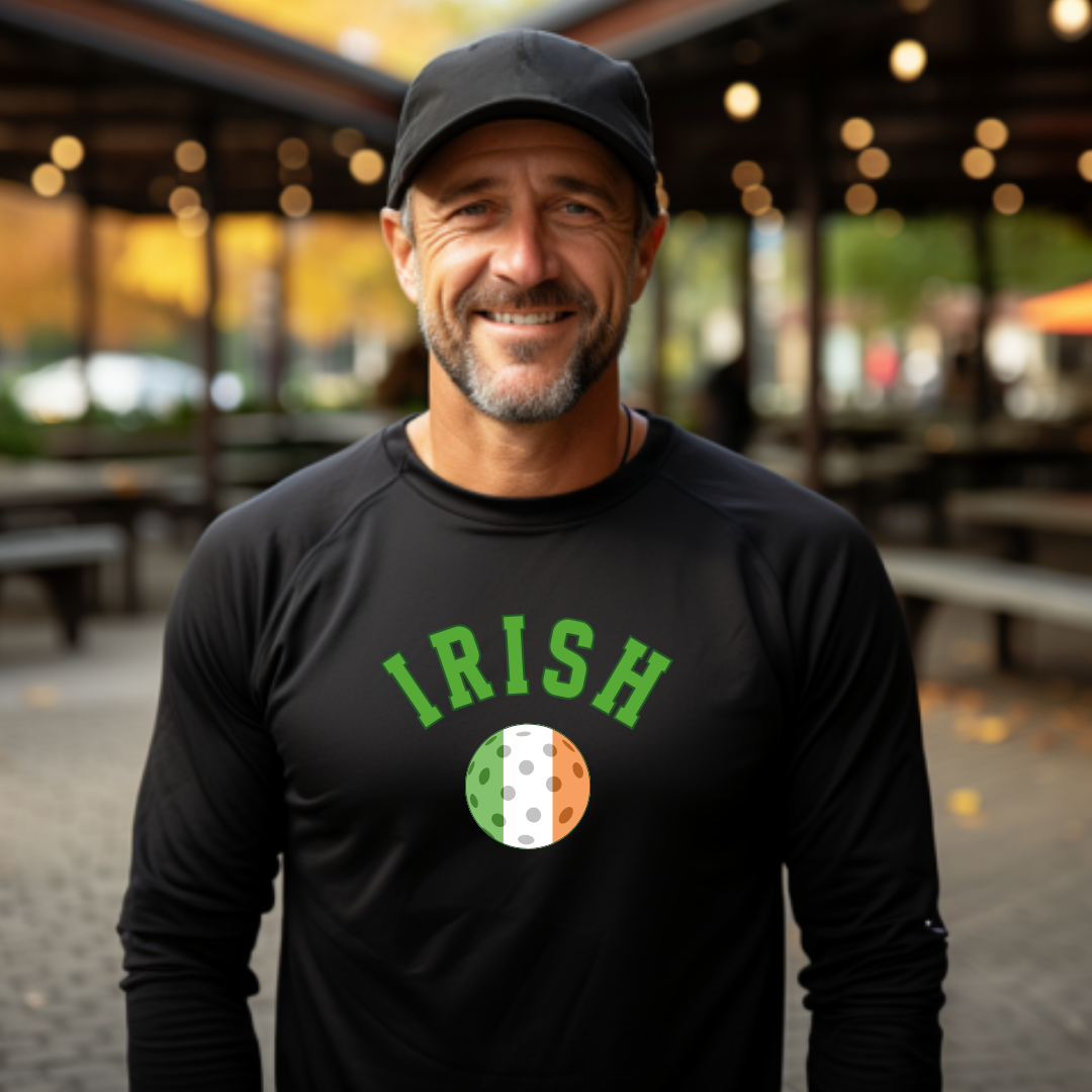 Irish Pickleball Unisex Long Sleeve T-shirt