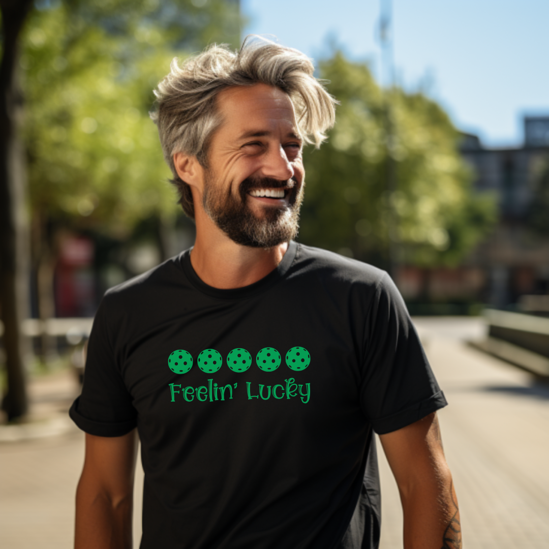 Feelin' Lucky Pickleball Unisex T-shirt