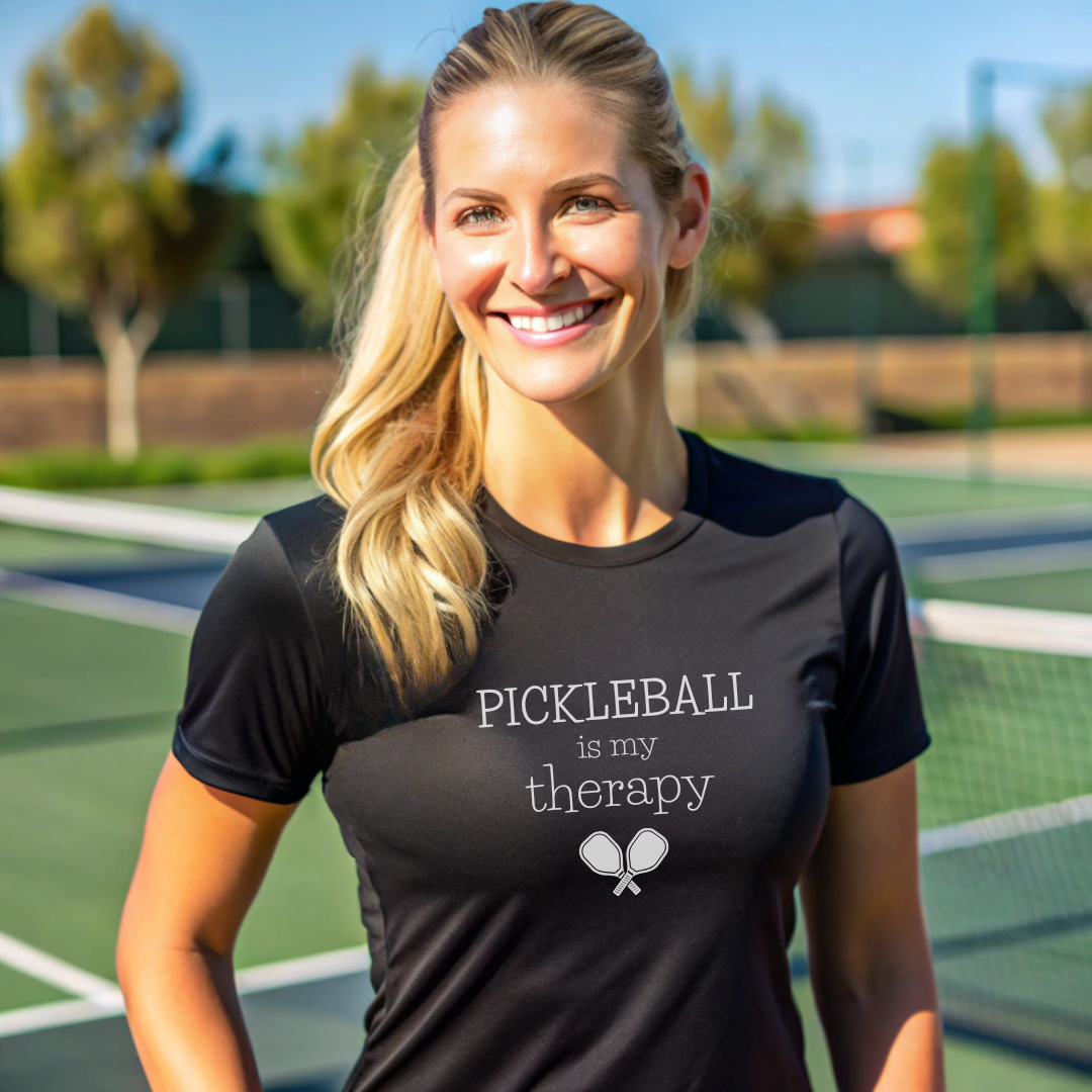 Pickleball Is My Therapy Women's Performance T-shirt
