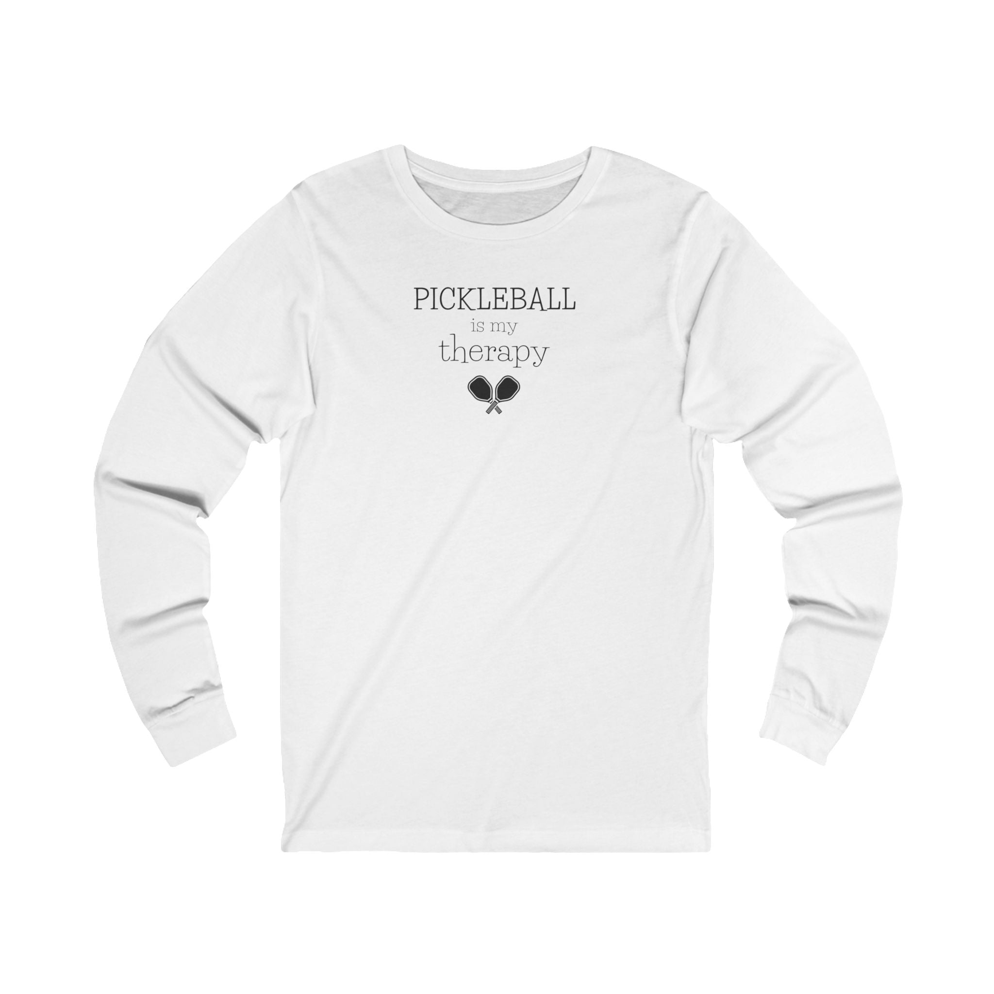 Pickleball Is My Therapy Unisex Long Sleeve T-shirt